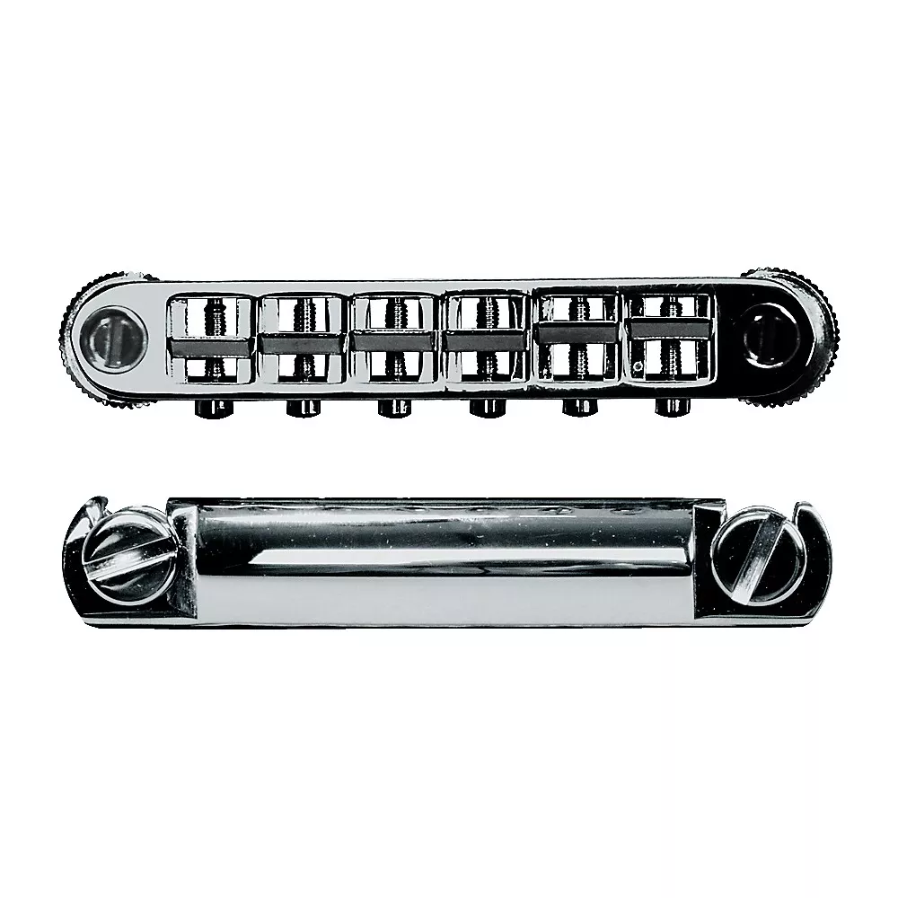 TonePros Metric Locking Tune-o-matic/Tailpiece Set (large posts) Chrome