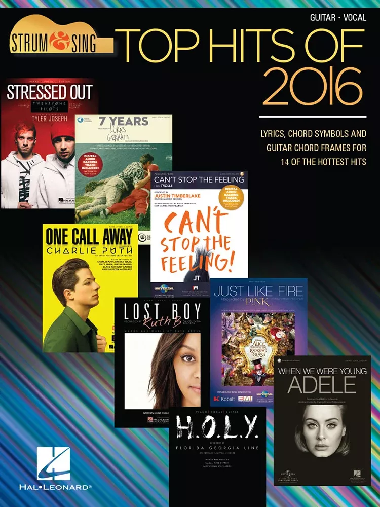 Top Hits Of 2016 Strum & Sing Guitar