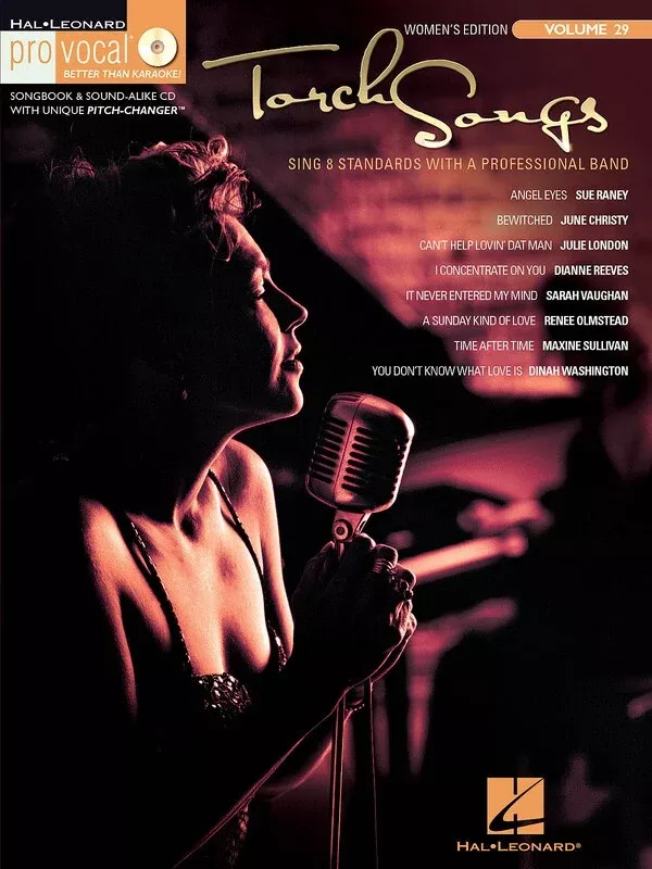 Torch Songs Pro Vocal Women's Edition Volume 29 BK/CD