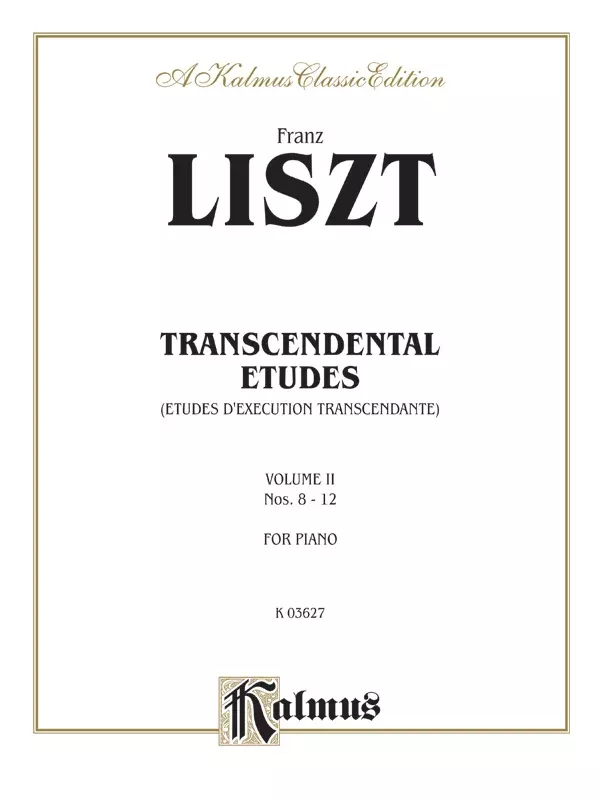 Transcendental Etudes, Volume II: Piano Book