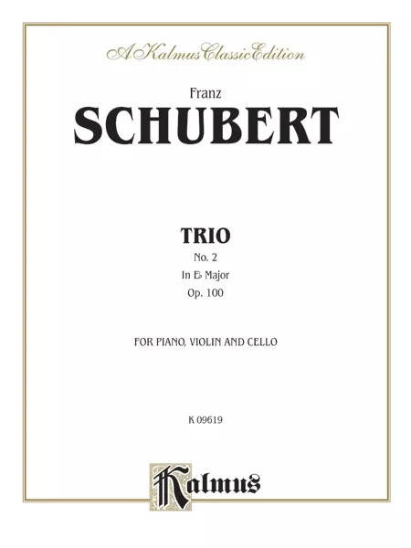 Trio No. 2 in E-flat Major, Opus 100: Chamber Trio Book
