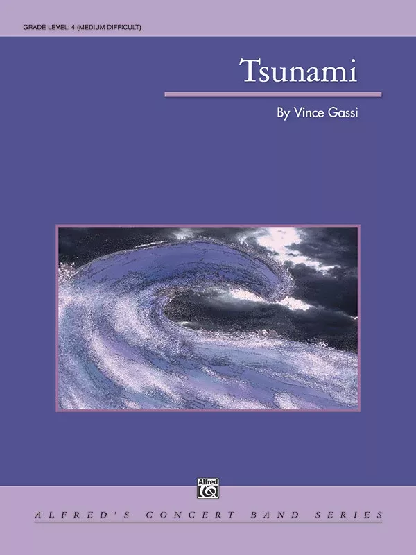 Tsunami: Concert Band Conductor Score & Parts
