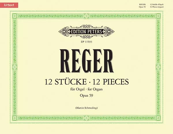 Twelve Pieces Op. 59: Organ Book