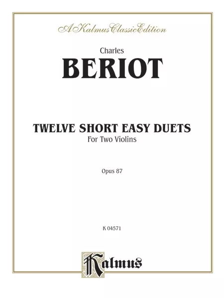 Twelve Short Easy Duets, Opus 87: Violin Book