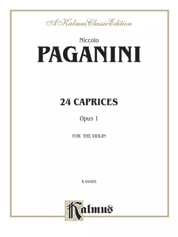 Twenty-four Caprices, Opus 1: Violin Book