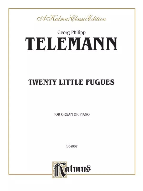 Twenty Little Fugues: Organ Book