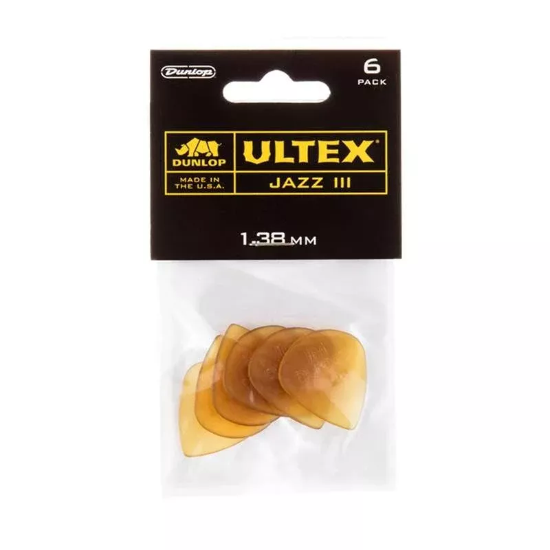 Ultex Jazz III Dunlop Picks – 2.0mm – 6 pack