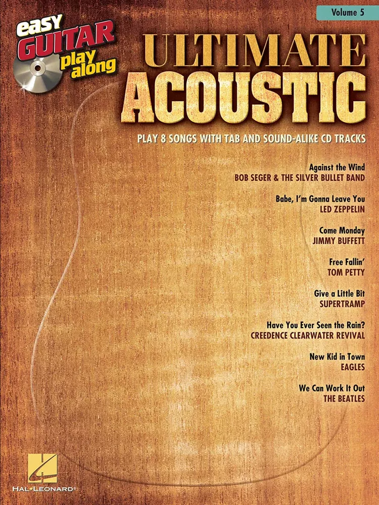 Ultimate Acoustic Easy Guitar Playalong Volume 5 BK/CD