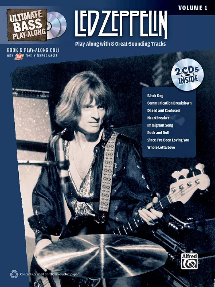 Ultimate Bass Play Along Led Zeppelin Vol 1 BK/CD