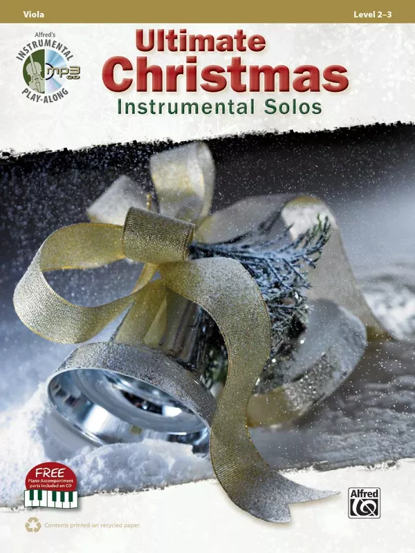Ultimate Christmas Instrumental Solos for Strings: Viola Book & CD