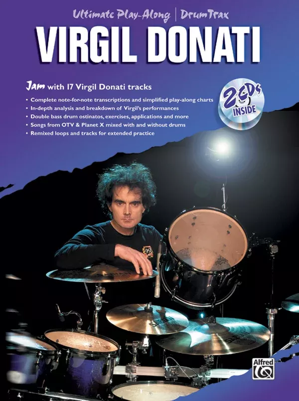 Ultimate Play-Along Drum Trax: Virgil Donati: Drumset Book & 2 CDs
