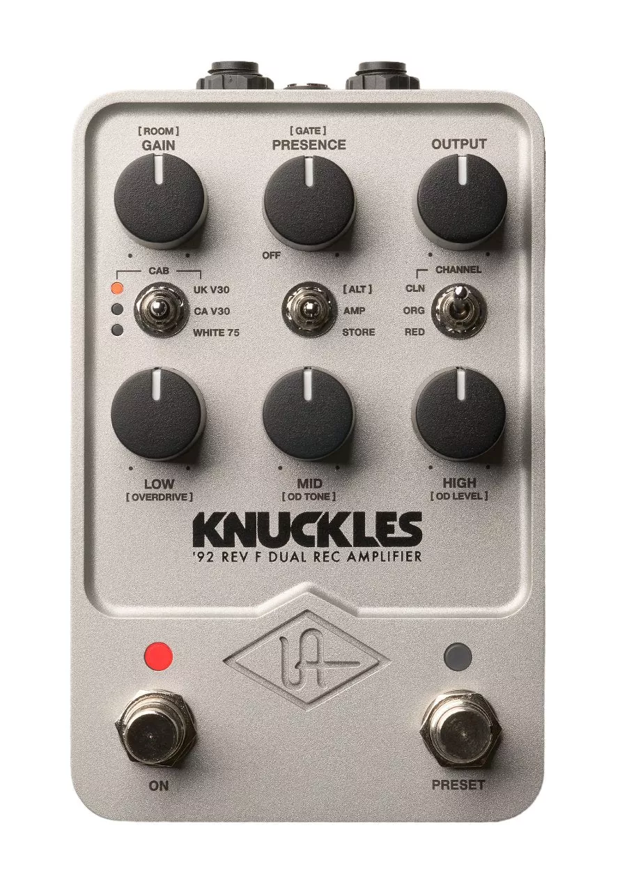 Universal Audio Knuckles '92 Rev F Dual Rec Amplifier Pedal