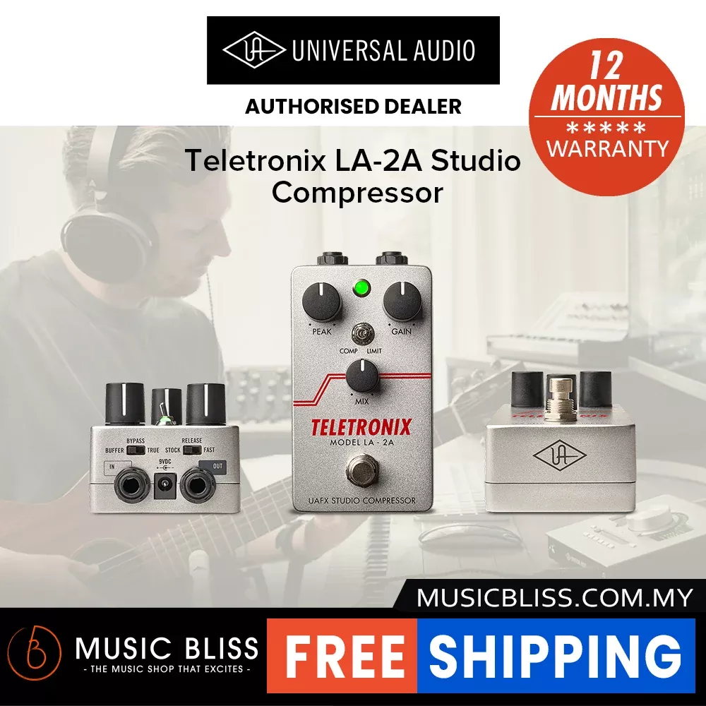 Universal Audio Teletronix LA-2A Studio Compressor Pedal