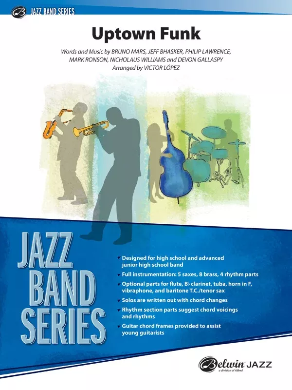 Uptown Funk: Jazz Ensemble Conductor Score