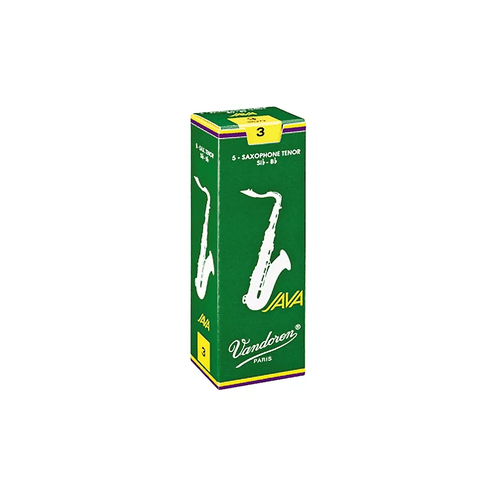 Vandoren JAVA Tenor Saxophone Reeds Strength 1.5 Box of 5