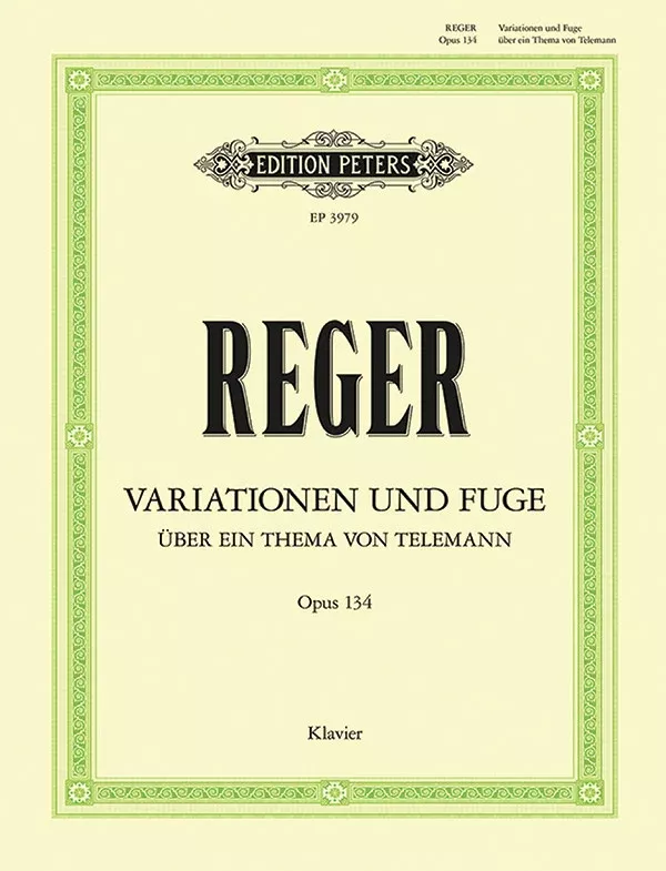 Variation & Fugue Op.134: Piano Solo