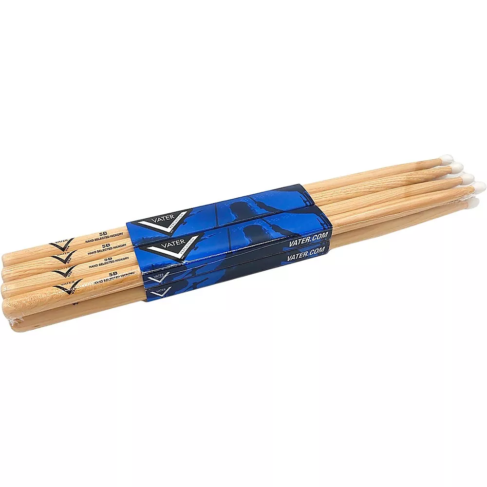 Vater Hickory Drum Stick Prepack - Nylon 5B