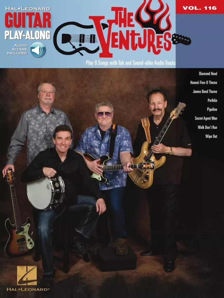 The Ventures Guitar Play Along Volume 116 Book & OLA
