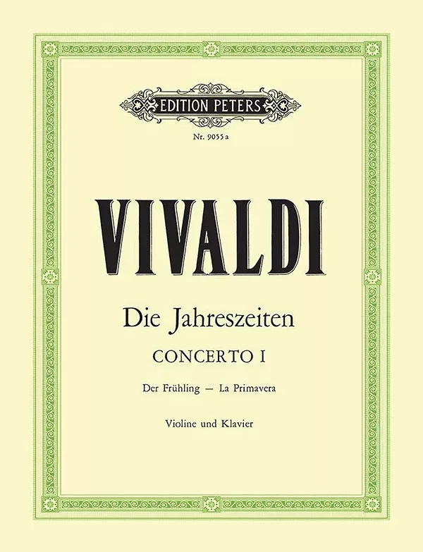 Violin Concerto in E Op. 8 No. 1 Spring (Edition for Violin and Piano): Violin & Piano