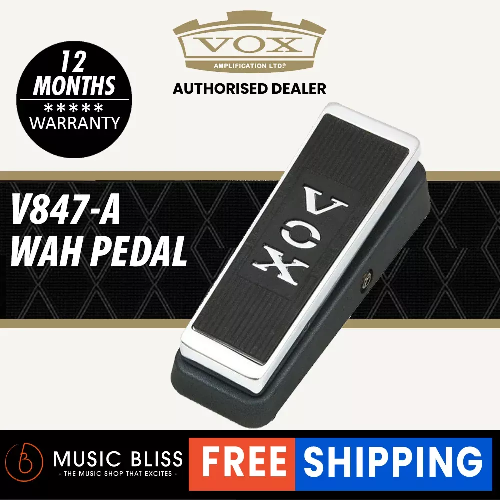 Vox V847 Wah-Wah Guitar Effects Pedal