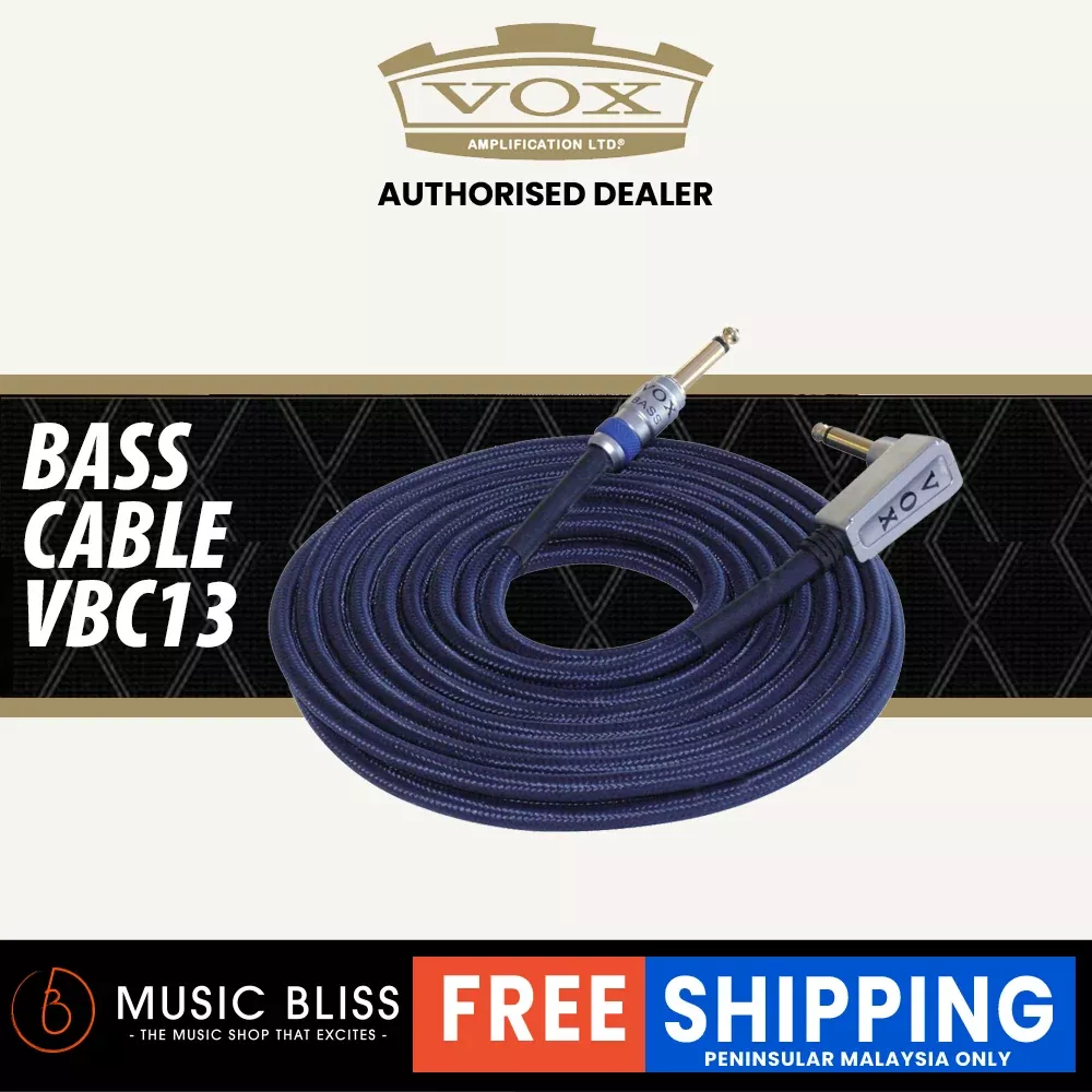 Vox VBC13 13ft Bass Instrument Cable