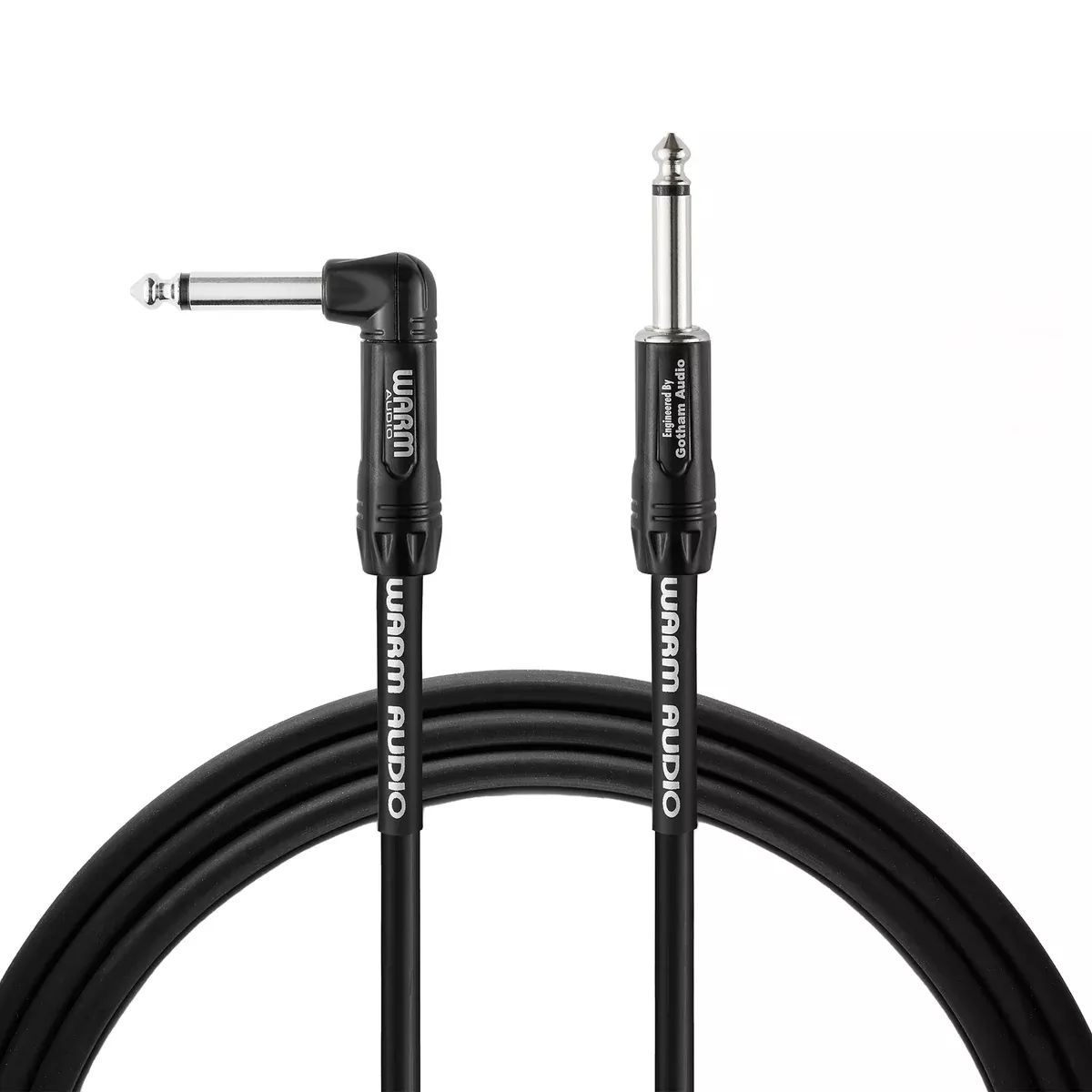 Warm Audio Pro Series Straight to Right Angle Instrument Cable, 20ft