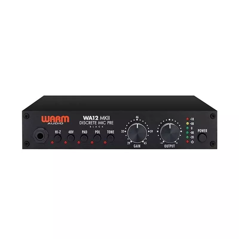 Warm Audio WA12-MKII Discrete Mic Preamp - Black