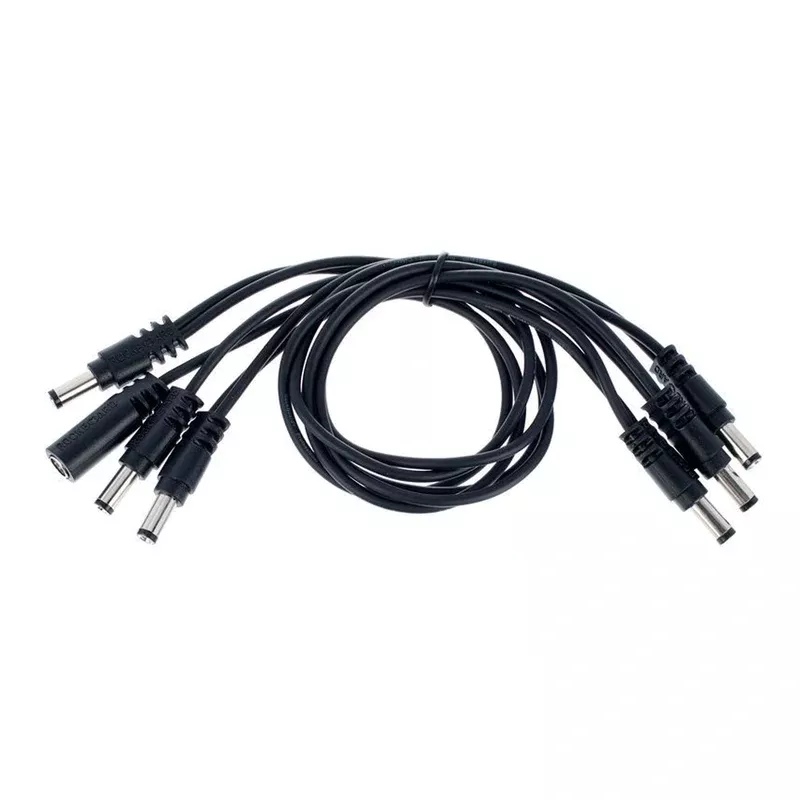 Warwick RockBoard Flat Daisy Chain Cable 6 Outputs Straight