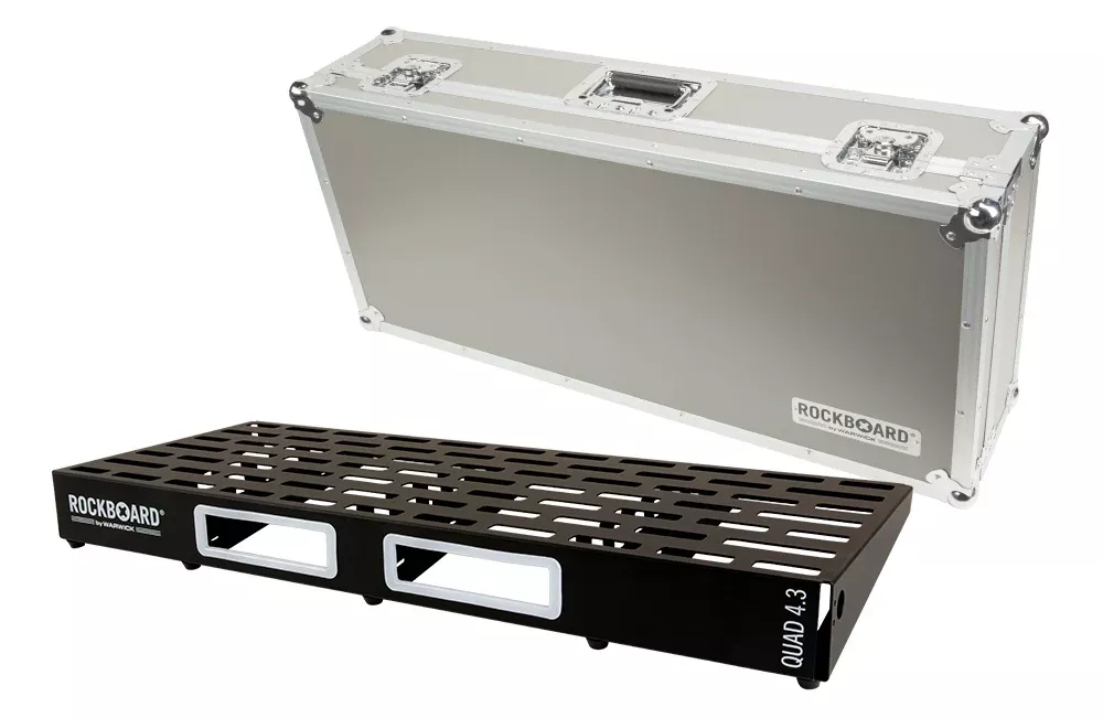 Warwick RockBoard QUAD 4.3 Pedalboard with Flight Case