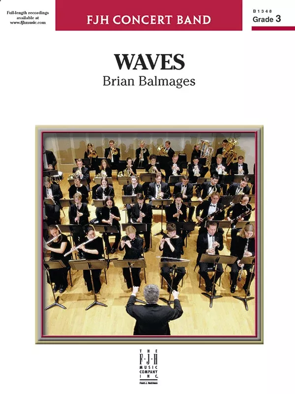 Waves: Concert Band Conductor Score & Parts