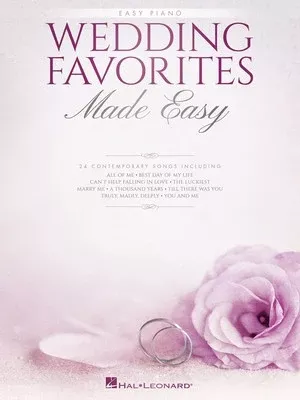 WEDDING FAVORITES MADE EASY EASY PIANO