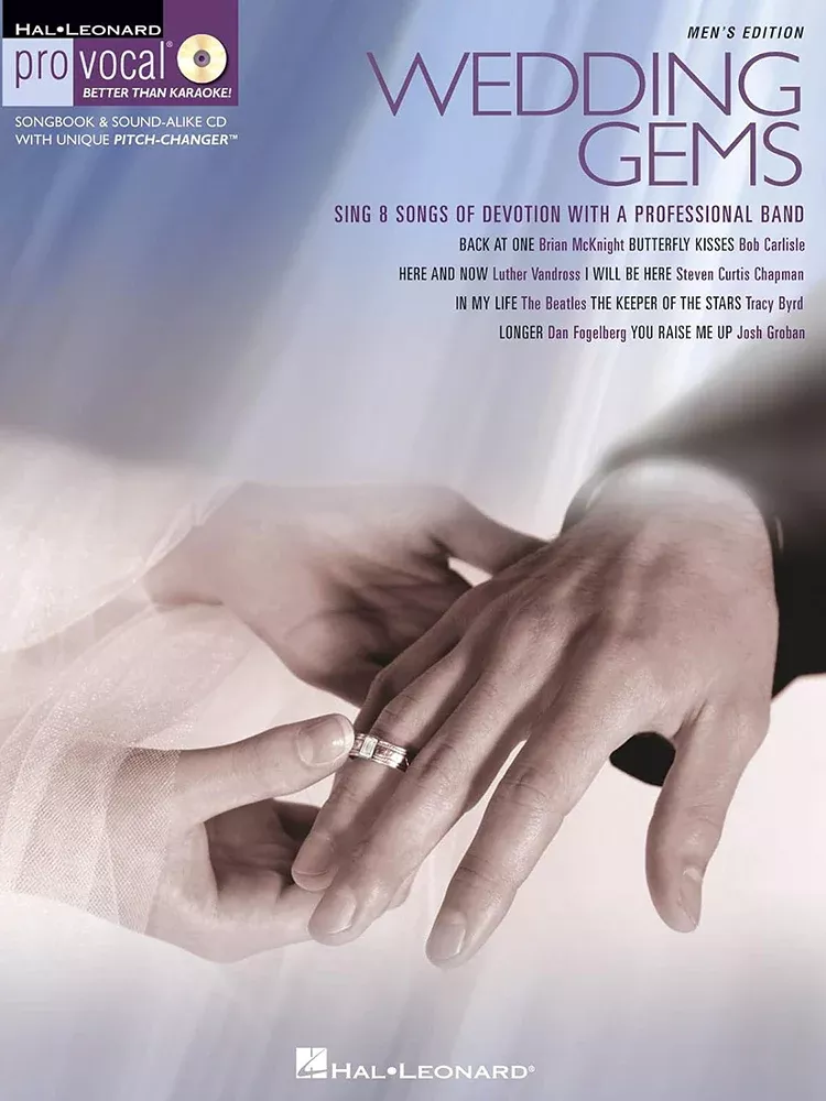 Wedding Gems Pro Vocal Men's Edition Volume 8 BK/CD