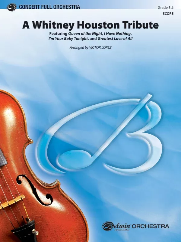A Whitney Houston Tribute: Full Orchestra Conductor Score & Parts