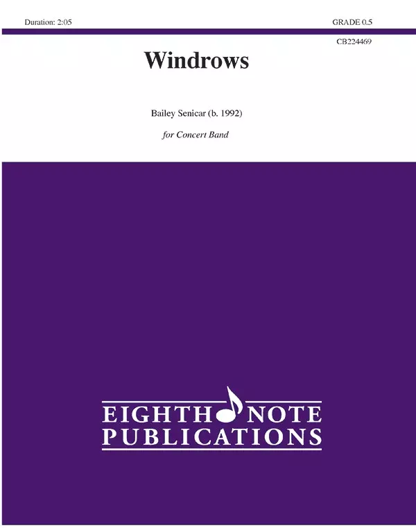 Windrows: Concert Band Conductor Score & Parts