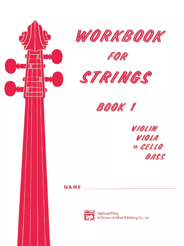 Workbook for Strings, Book 1: Cello Book