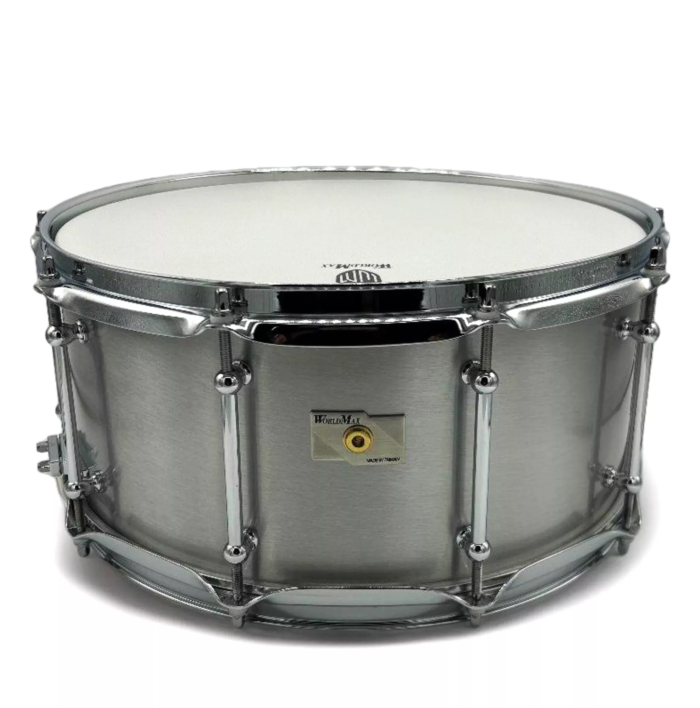 Worldmax 14" x 6.5" 1.2mm Cast Aluminum Snare Drum