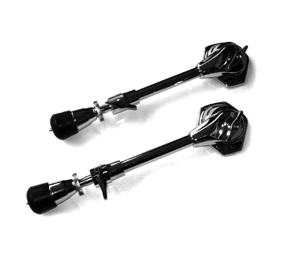 Worldmax Bass Drum Spurs - Black - Pair