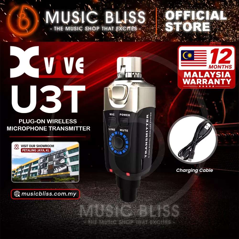 Xvive U3T 2.4GHz Microphone Wireless System – Transmitter Only