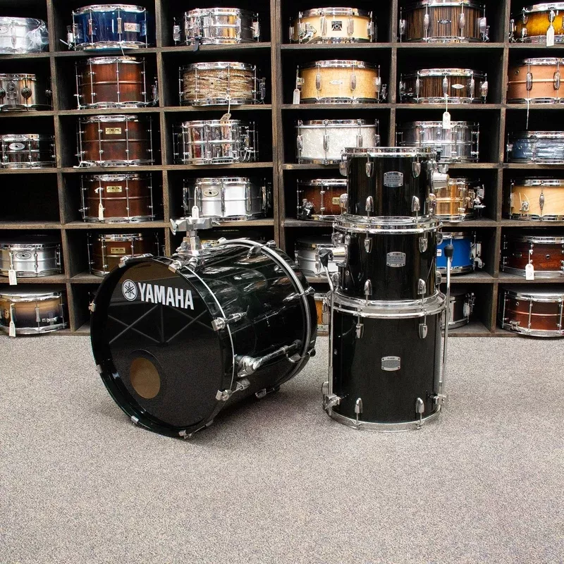 Yamaha 4 Piece Stage Custom Birch – Raven Black – Shell Pack – Used