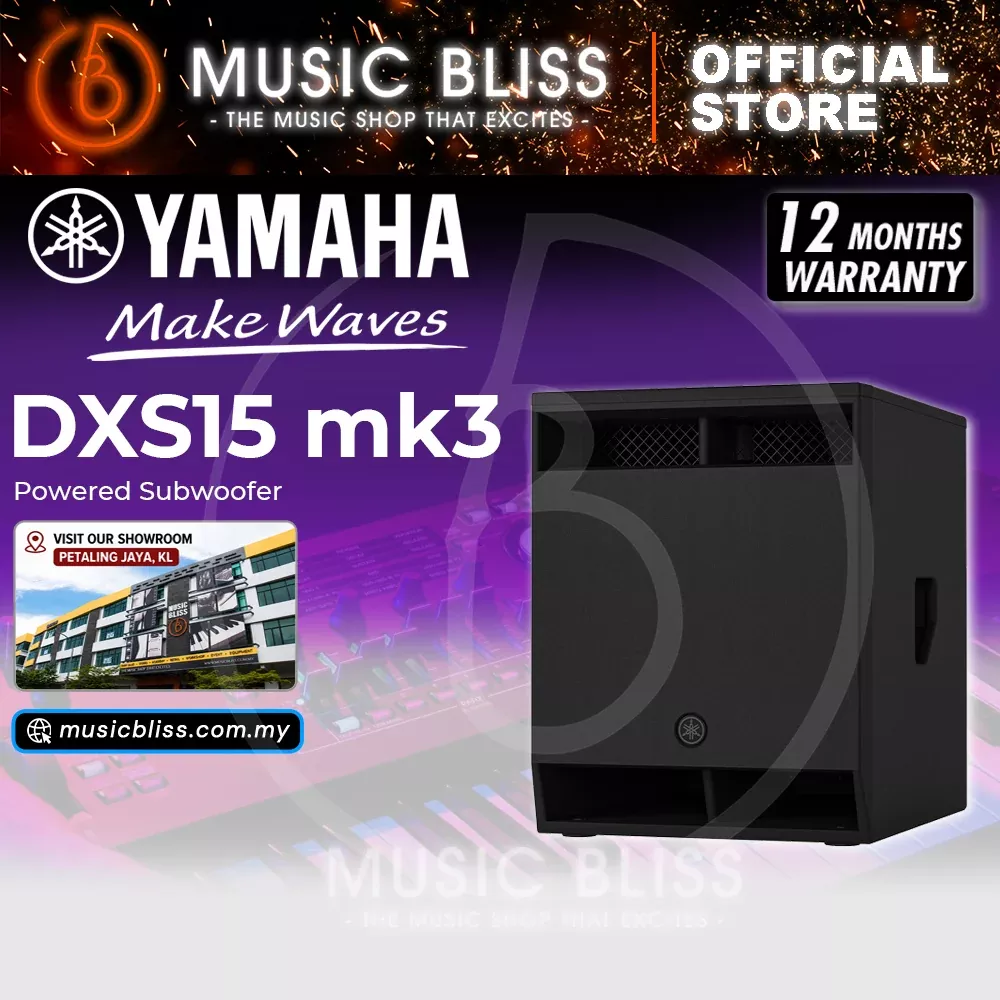 Yamaha DXS15 MK3 15″ 2500-watt Active Subwoofer