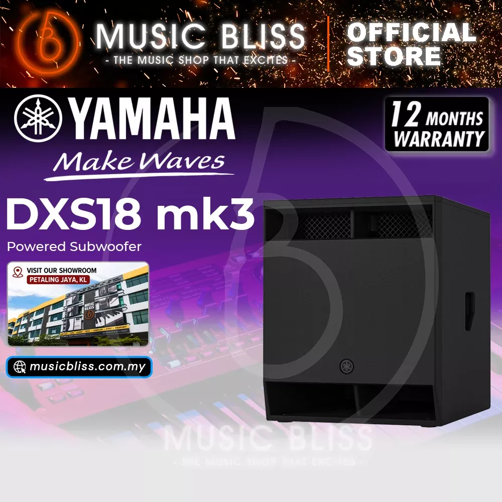 Yamaha DXS18 MK3 18" 2500-watt Active Subwoofer