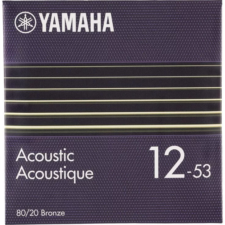Yamaha GSA12 80/20 Bronze Acoustic Guitar Strings – Light