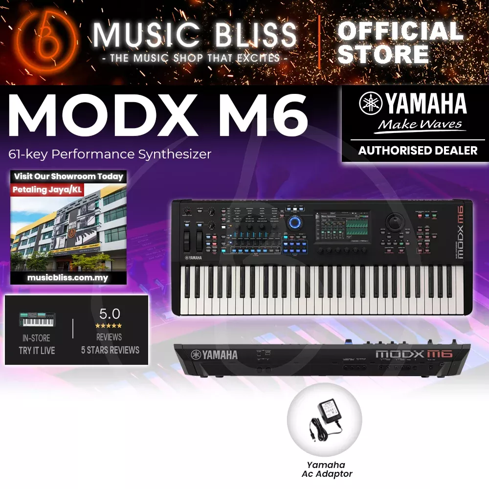 Yamaha MODX M6 Semi-weighted Key Synthesizer