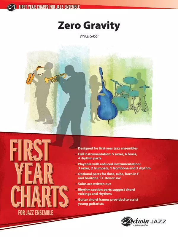 Zero Gravity: Jazz Ensemble Conductor Score & Parts