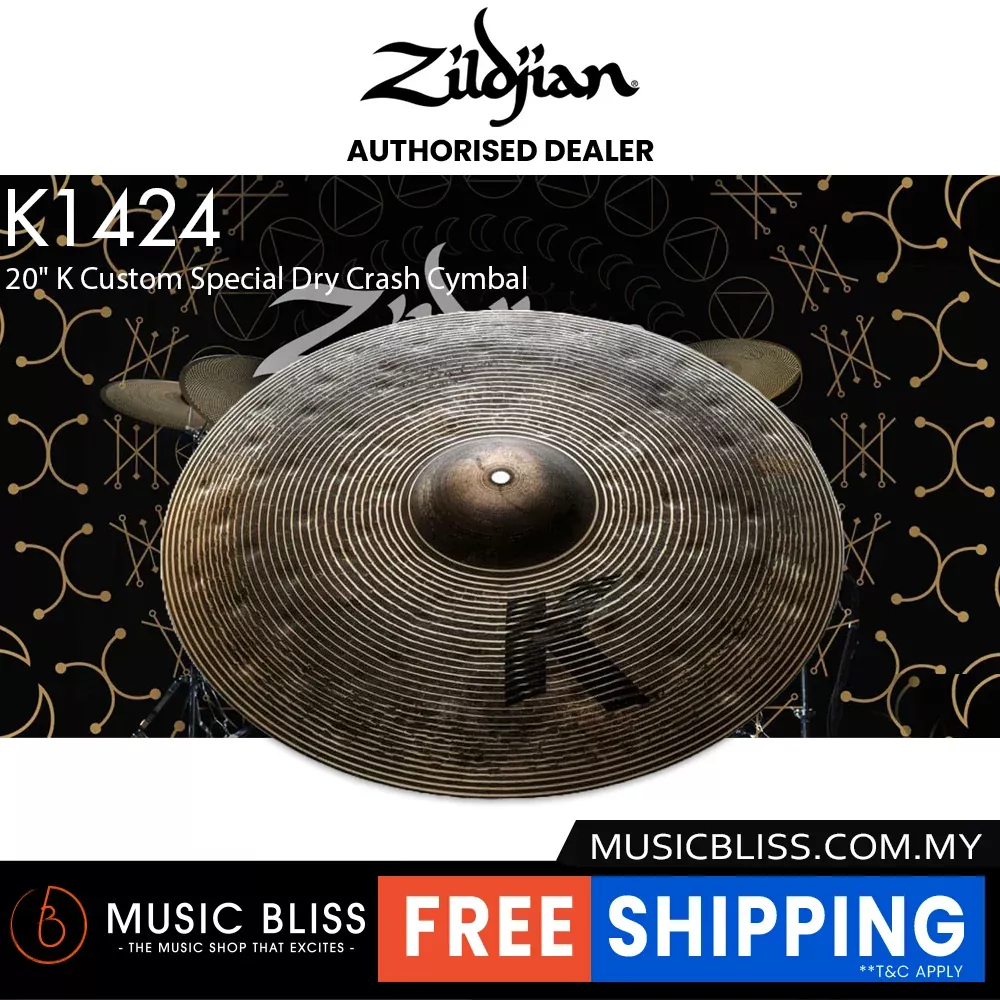 Zildjian 20″ K Custom Special Dry Crash Cymbal