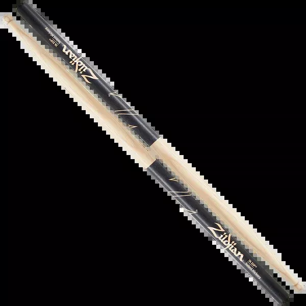 Zildjian Hickory Dip Series Drumsticks – 7A – Wood Tip – Black