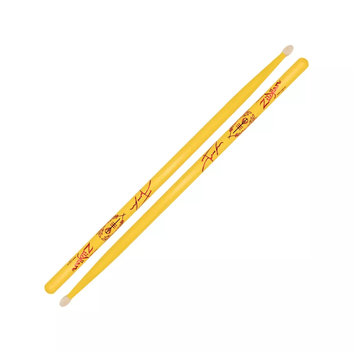 Zildjian Josh Dun Artist Series Drumsticks – Clancy Yellow