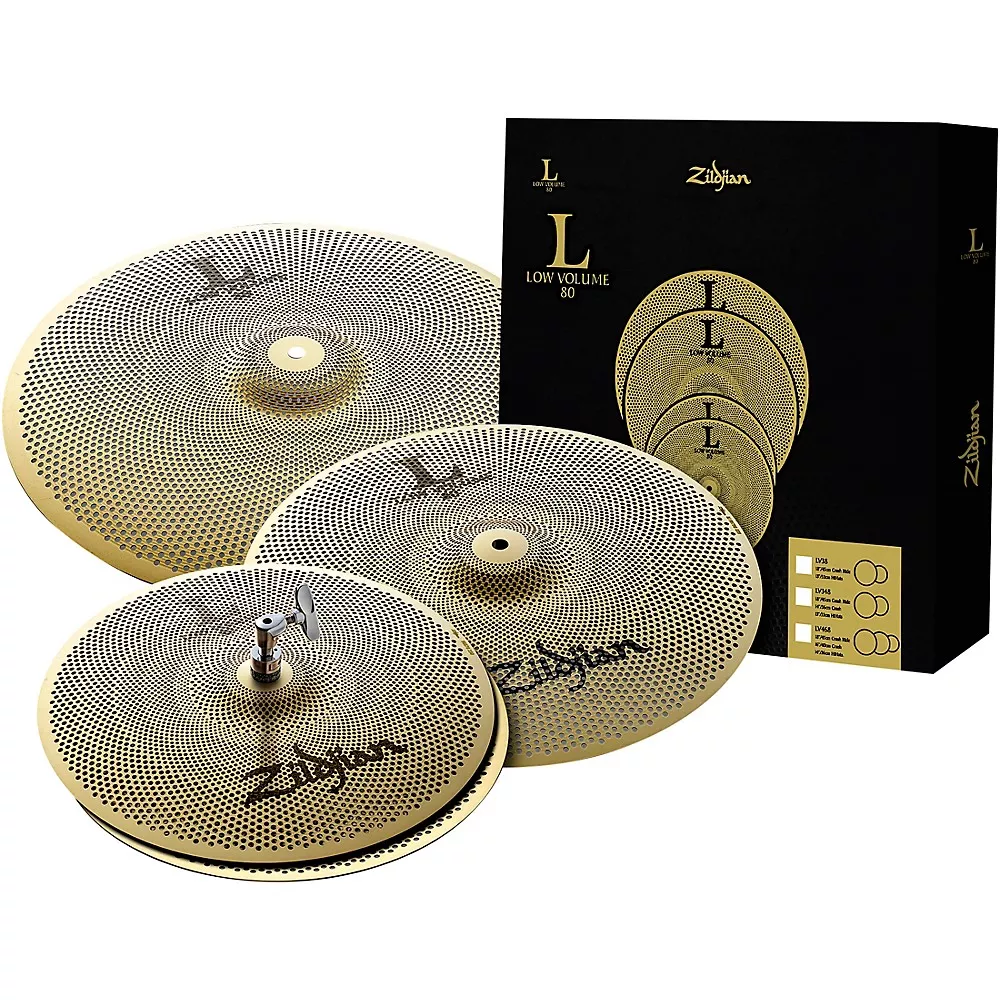 Zildjian L80 Series LV468 Low Volume Cymbal Pack