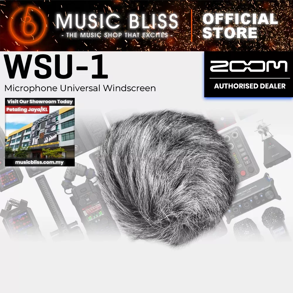 Zoom WSU-1 Microphone Universal Windscreen