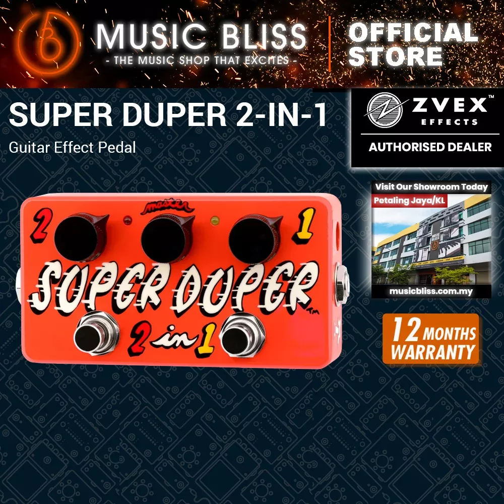 ZVEX HP Super Duper Guitar Effect Pedal